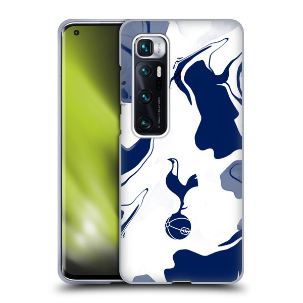 Tottenham Hotspur F.C. Badge Blue And White Marble Soft Gel Case for Xiaomi Mi 10 Ultra 5G