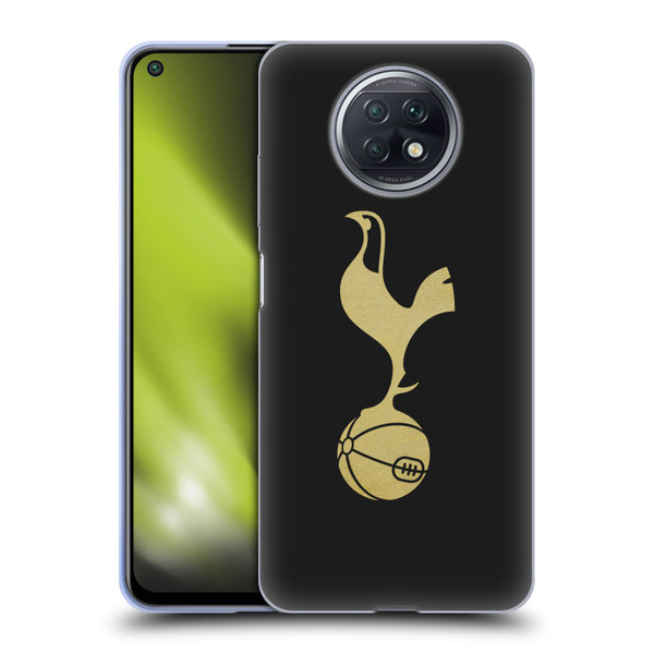 Tottenham Hotspur F.C. Badge Black And Gold Soft Gel Case for Xiaomi Redmi Note 9T 5G