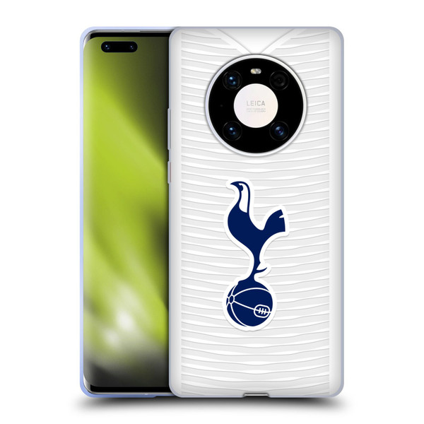 Tottenham Hotspur F.C. 2021/22 Badge Kit Home Soft Gel Case for Huawei Mate 40 Pro 5G