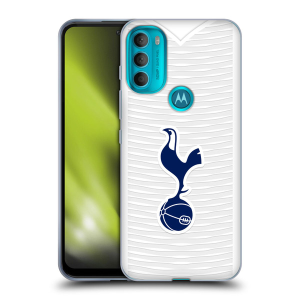 Tottenham Hotspur F.C. 2021/22 Badge Kit Home Soft Gel Case for Motorola Moto G71 5G
