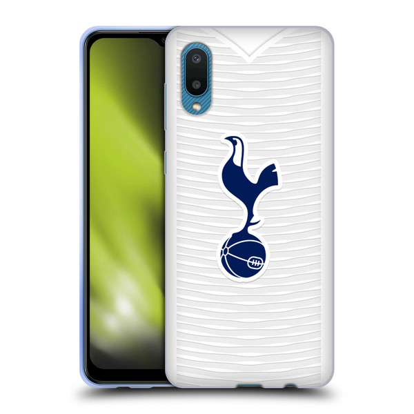 Tottenham Hotspur F.C. 2021/22 Badge Kit Home Soft Gel Case for Samsung Galaxy A02/M02 (2021)