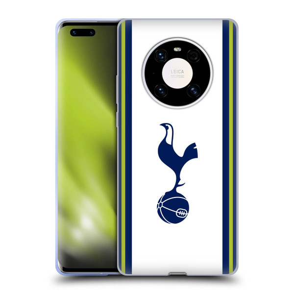 Tottenham Hotspur F.C. 2022/23 Badge Kit Home Soft Gel Case for Huawei Mate 40 Pro 5G
