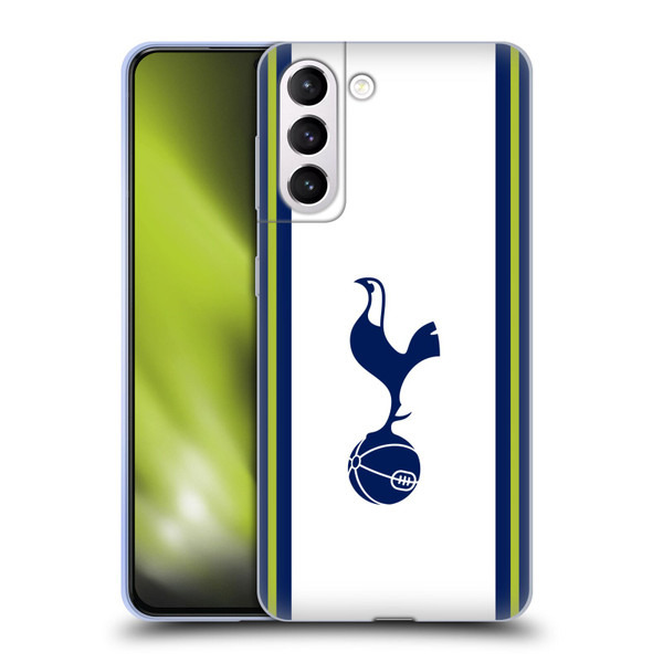 Tottenham Hotspur F.C. 2022/23 Badge Kit Home Soft Gel Case for Samsung Galaxy S21+ 5G