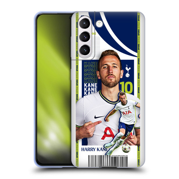 Tottenham Hotspur F.C. 2022/23 First Team Harry Kane Soft Gel Case for Samsung Galaxy S21 5G