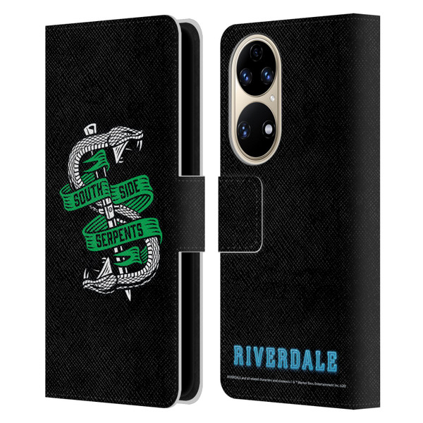 Riverdale Art South Side Serpents Leather Book Wallet Case Cover For Huawei P50