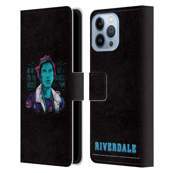Riverdale Art Jughead Jones Leather Book Wallet Case Cover For Apple iPhone 13 Pro Max
