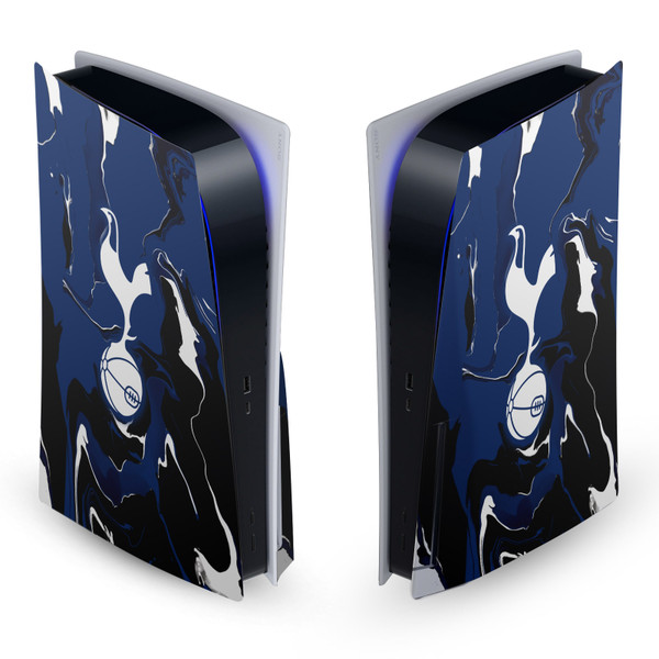 Tottenham Hotspur F.C. Logo Art Marble Vinyl Sticker Skin Decal Cover for Sony PS5 Disc Edition Console