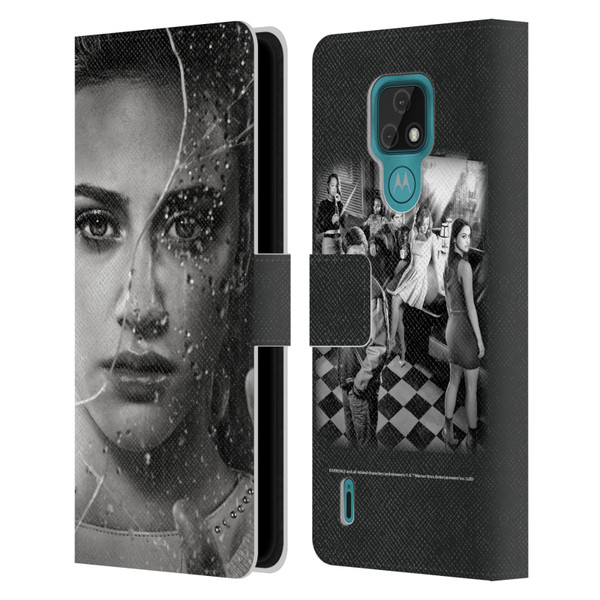 Riverdale Broken Glass Portraits Betty Cooper Leather Book Wallet Case Cover For Motorola Moto E7