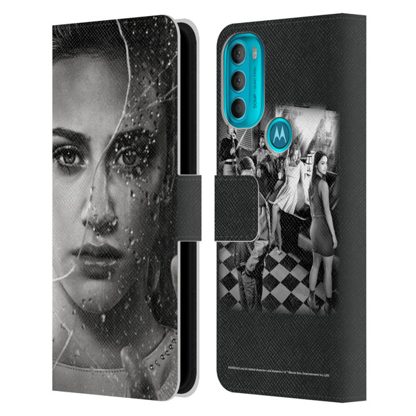 Riverdale Broken Glass Portraits Betty Cooper Leather Book Wallet Case Cover For Motorola Moto G71 5G