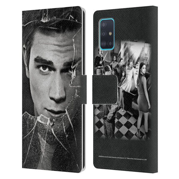 Riverdale Broken Glass Portraits Archie Andrews Leather Book Wallet Case Cover For Samsung Galaxy A51 (2019)