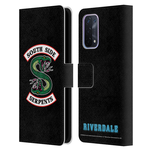 Riverdale Graphic Art South Side Serpents Leather Book Wallet Case Cover For OPPO A54 5G