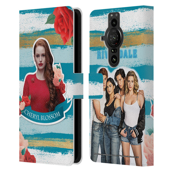 Riverdale Graphics Cheryl Blossom Leather Book Wallet Case Cover For Sony Xperia Pro-I