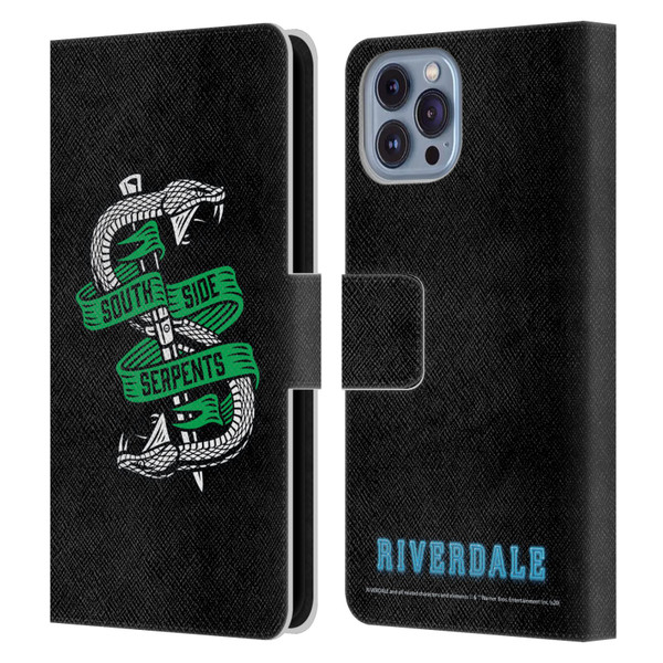 Riverdale Art South Side Serpents Leather Book Wallet Case Cover For Apple iPhone 14