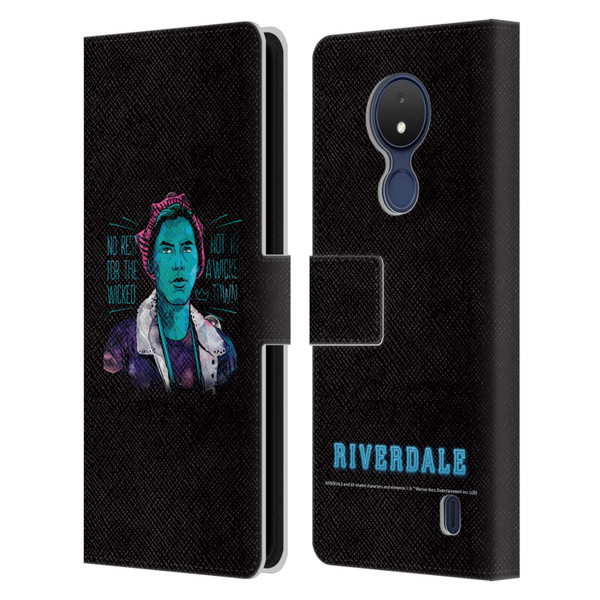 Riverdale Art Jughead Jones Leather Book Wallet Case Cover For Nokia C21