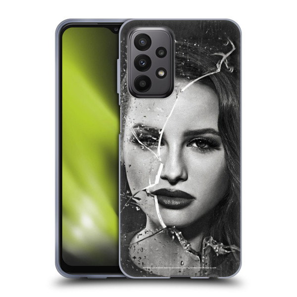 Riverdale Broken Glass Portraits Cheryl Blossom Soft Gel Case for Samsung Galaxy A23 / 5G (2022)