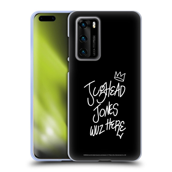Riverdale Graphic Art Jughead Wuz Here Soft Gel Case for Huawei P40 5G