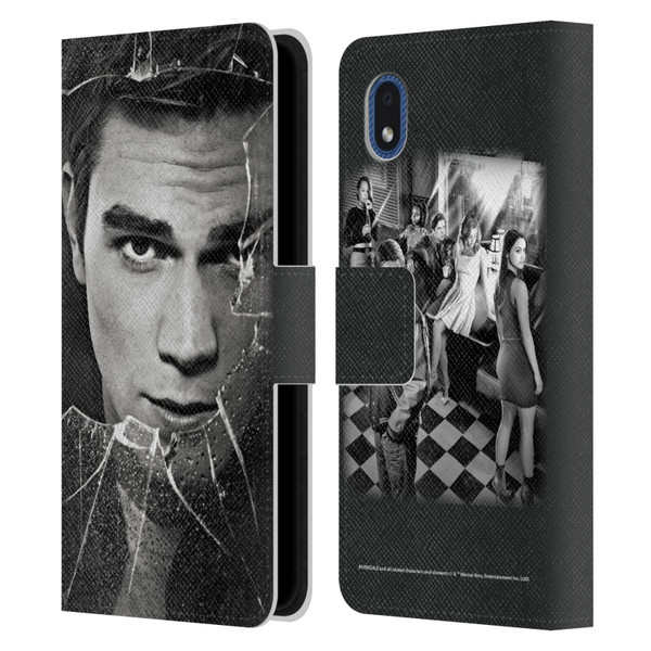 Riverdale Broken Glass Portraits Archie Andrews Leather Book Wallet Case Cover For Samsung Galaxy A01 Core (2020)