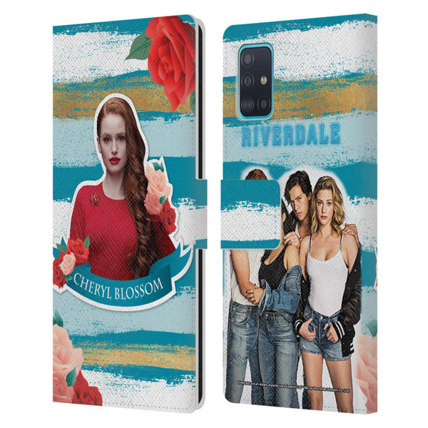 Riverdale Graphics Cheryl Blossom Leather Book Wallet Case Cover For Samsung Galaxy A51 (2019)