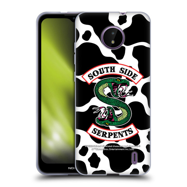 Riverdale South Side Serpents Cow Logo Soft Gel Case for Nokia C10 / C20