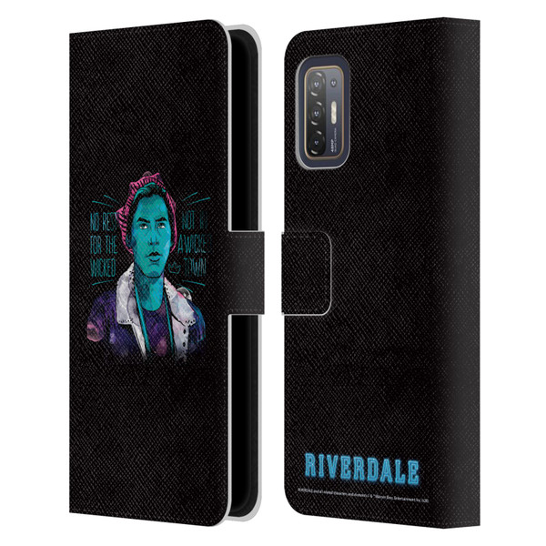 Riverdale Art Jughead Jones Leather Book Wallet Case Cover For HTC Desire 21 Pro 5G