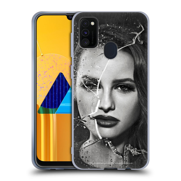 Riverdale Broken Glass Portraits Cheryl Blossom Soft Gel Case for Samsung Galaxy M30s (2019)/M21 (2020)