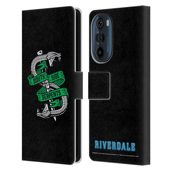 Riverdale Art South Side Serpents Leather Book Wallet Case Cover For Motorola Edge 30