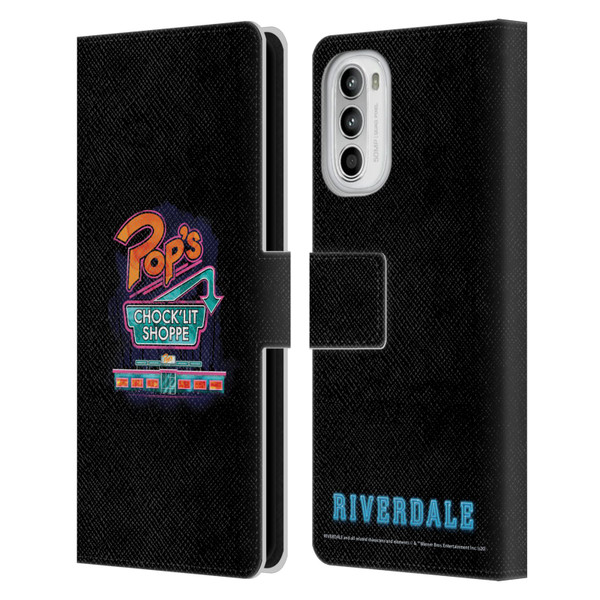 Riverdale Art Pop's Leather Book Wallet Case Cover For Motorola Moto G52