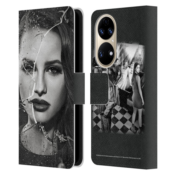 Riverdale Broken Glass Portraits Cheryl Blossom Leather Book Wallet Case Cover For Huawei P50