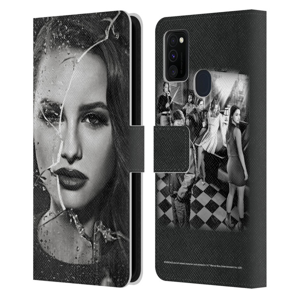 Riverdale Broken Glass Portraits Cheryl Blossom Leather Book Wallet Case Cover For Samsung Galaxy M30s (2019)/M21 (2020)