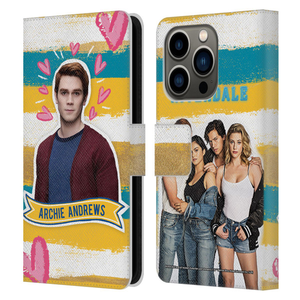 Riverdale Graphics Archie Andrews Leather Book Wallet Case Cover For Apple iPhone 14 Pro