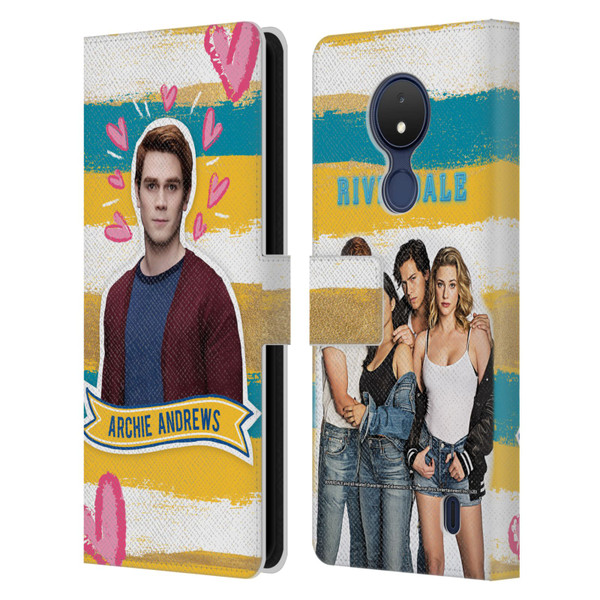 Riverdale Graphics Archie Andrews Leather Book Wallet Case Cover For Nokia C21