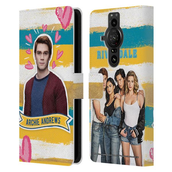 Riverdale Graphics Archie Andrews Leather Book Wallet Case Cover For Sony Xperia Pro-I
