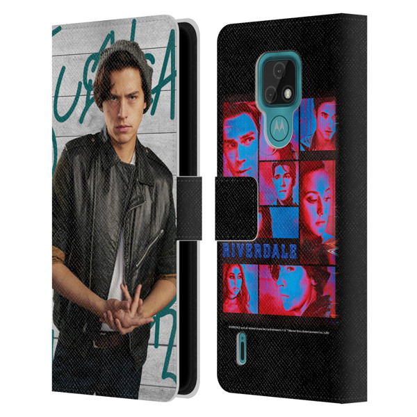 Riverdale Posters Jughead Jones 3 Leather Book Wallet Case Cover For Motorola Moto E7