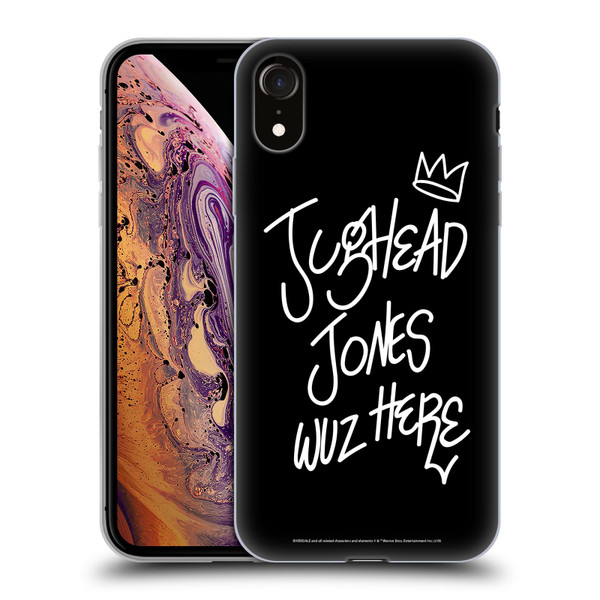 Riverdale Graphic Art Jughead Wuz Here Soft Gel Case for Apple iPhone XR