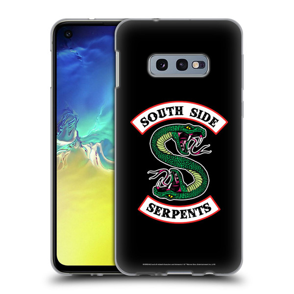 Riverdale Graphic Art South Side Serpents Soft Gel Case for Samsung Galaxy S10e