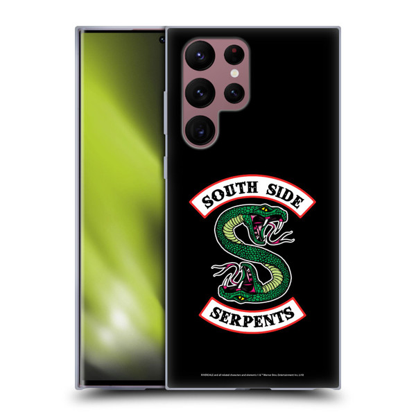 Riverdale Graphic Art South Side Serpents Soft Gel Case for Samsung Galaxy S22 Ultra 5G