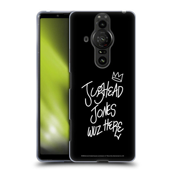 Riverdale Graphic Art Jughead Wuz Here Soft Gel Case for Sony Xperia Pro-I
