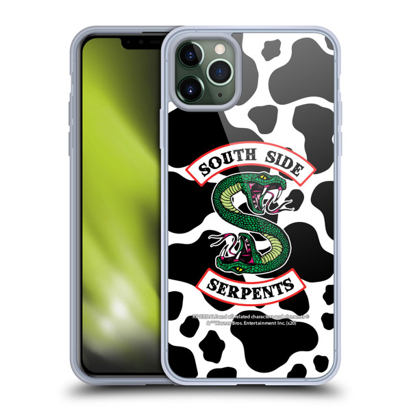 Riverdale South Side Serpents Cow Logo Soft Gel Case for Apple iPhone 11 Pro Max