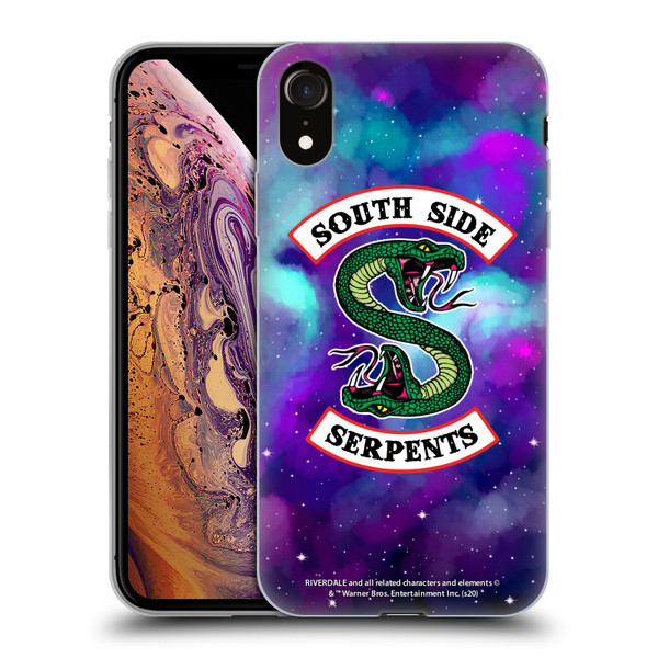 Riverdale South Side Serpents Nebula Logo 1 Soft Gel Case for Apple iPhone XR