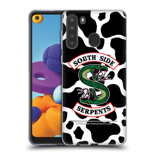 Riverdale South Side Serpents Cow Logo Soft Gel Case for Samsung Galaxy A21 (2020)