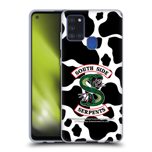 Riverdale South Side Serpents Cow Logo Soft Gel Case for Samsung Galaxy A21s (2020)