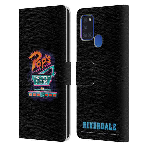 Riverdale Art Pop's Leather Book Wallet Case Cover For Samsung Galaxy A21s (2020)