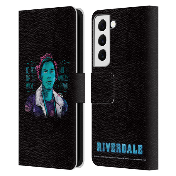 Riverdale Art Jughead Jones Leather Book Wallet Case Cover For Samsung Galaxy S22 5G