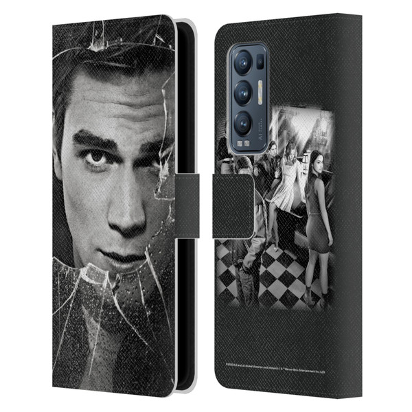 Riverdale Broken Glass Portraits Archie Andrews Leather Book Wallet Case Cover For OPPO Find X3 Neo / Reno5 Pro+ 5G