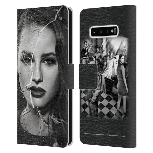 Riverdale Broken Glass Portraits Cheryl Blossom Leather Book Wallet Case Cover For Samsung Galaxy S10+ / S10 Plus