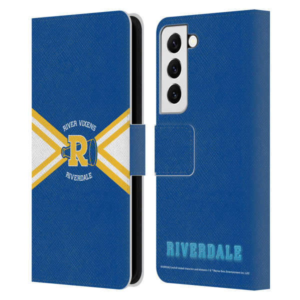 Riverdale Graphic Art River Vixens Uniform Leather Book Wallet Case Cover For Samsung Galaxy S22 5G