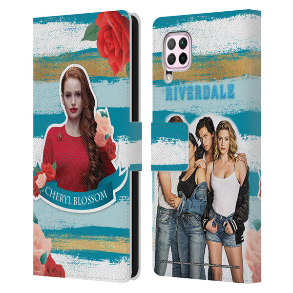 Riverdale Graphics Cheryl Blossom Leather Book Wallet Case Cover For Huawei Nova 6 SE / P40 Lite