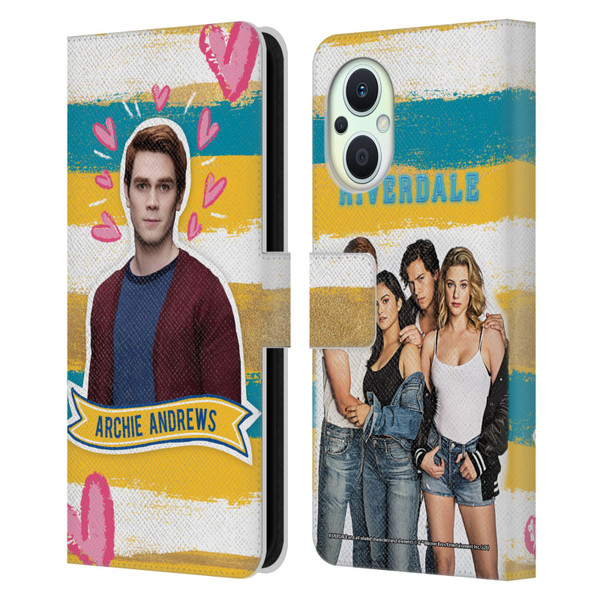 Riverdale Graphics Archie Andrews Leather Book Wallet Case Cover For OPPO Reno8 Lite