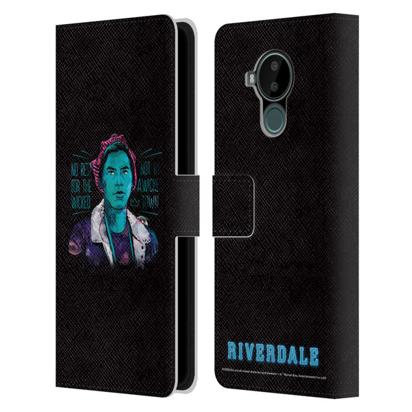 Riverdale Art Jughead Jones Leather Book Wallet Case Cover For Nokia C30