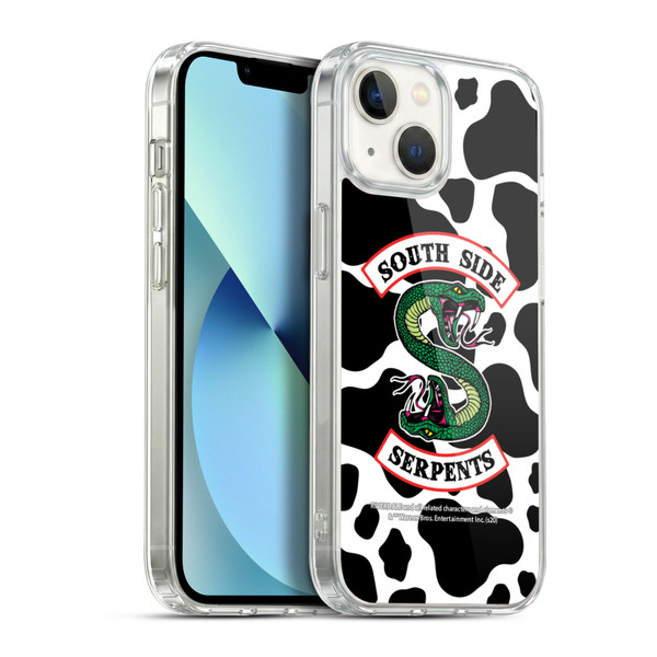 Riverdale South Side Serpents Cow Logo Soft Gel Case for Apple iPhone 13